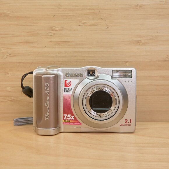 Canon PowerShot A20 2.1 MP Digital Camera w/ 3x Optical Zoom, Tested & Working - Picture 2 of 7